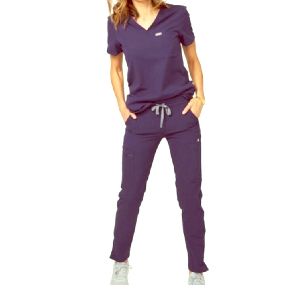 XXS TALL NAVY BLUE YOLA FIGS PANTS - NWOT